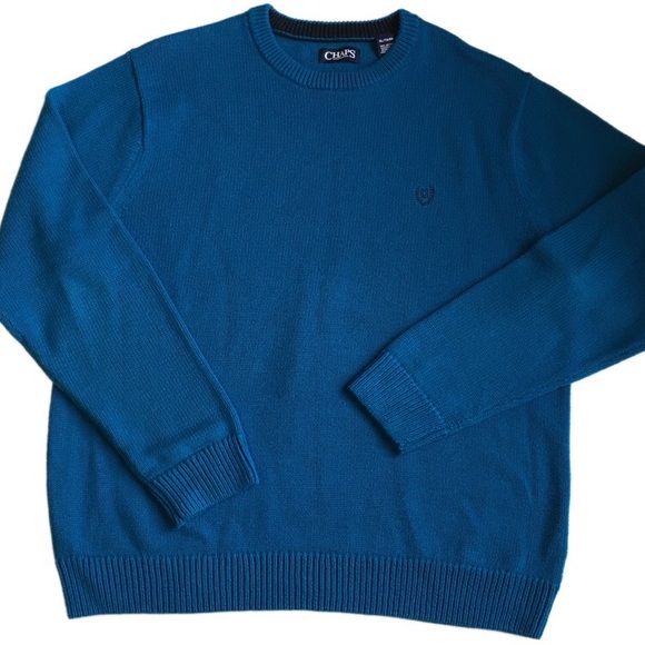 Chaps Other - Chaps crew neck Dark teal sweater EUC Sz XL